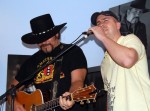 performing with Buddy Jewell