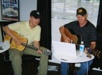 a songwriting session with Roger Springer